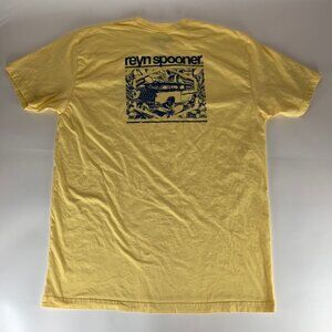 Reyn Spooner Yellow Short Sleeve Crewneck Shirt Mens XL